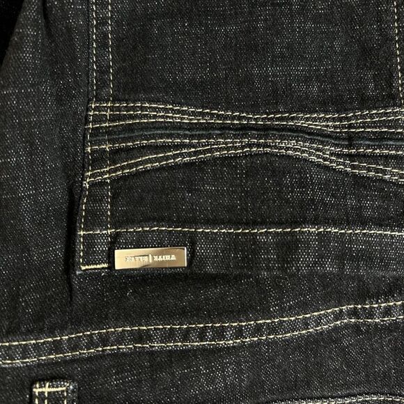 White House Black Market Dark Flare Jeans - Picture 7 of 8